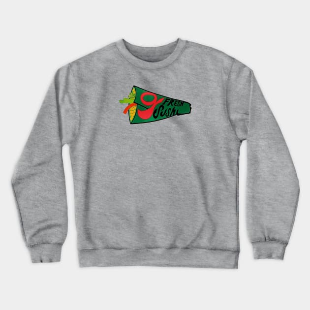 G Fresh Sushi Crewneck Sweatshirt by BigOrangeShirtShop